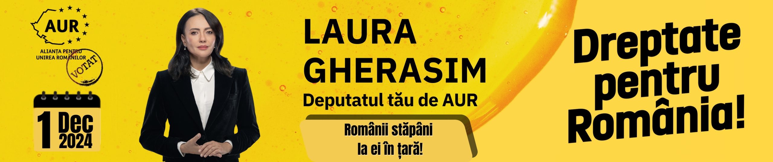 Laura Gherasim (AUR Vaslui)